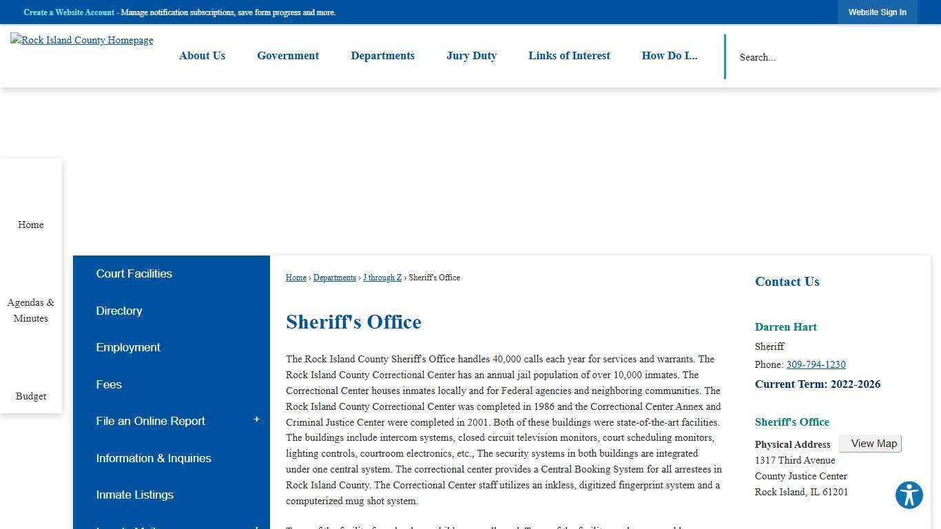 Sheriff's Office Rock Island County, IL